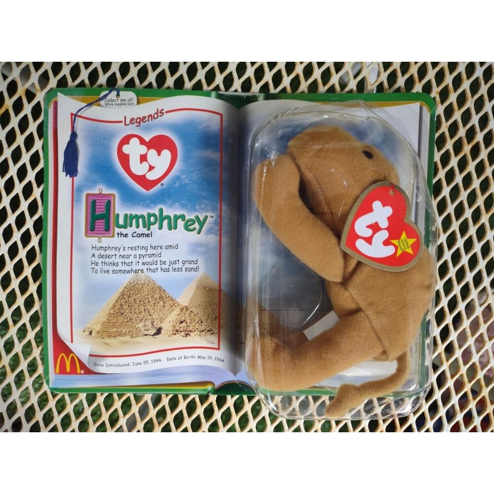 McDonalds TY Humphrey the Camel Beanie Baby Plush - 2000 Legends Happy Meal